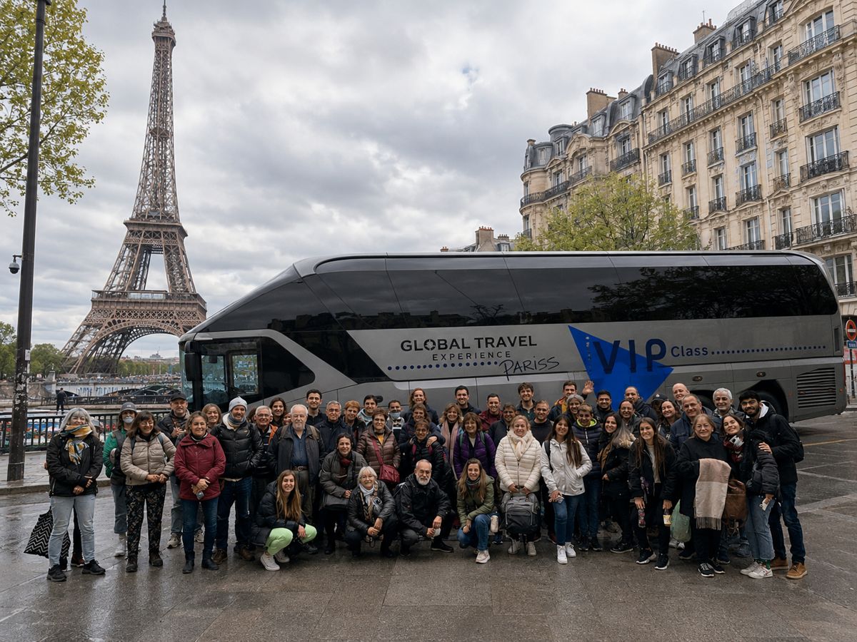 Groups on the road with us — Paris and Rome